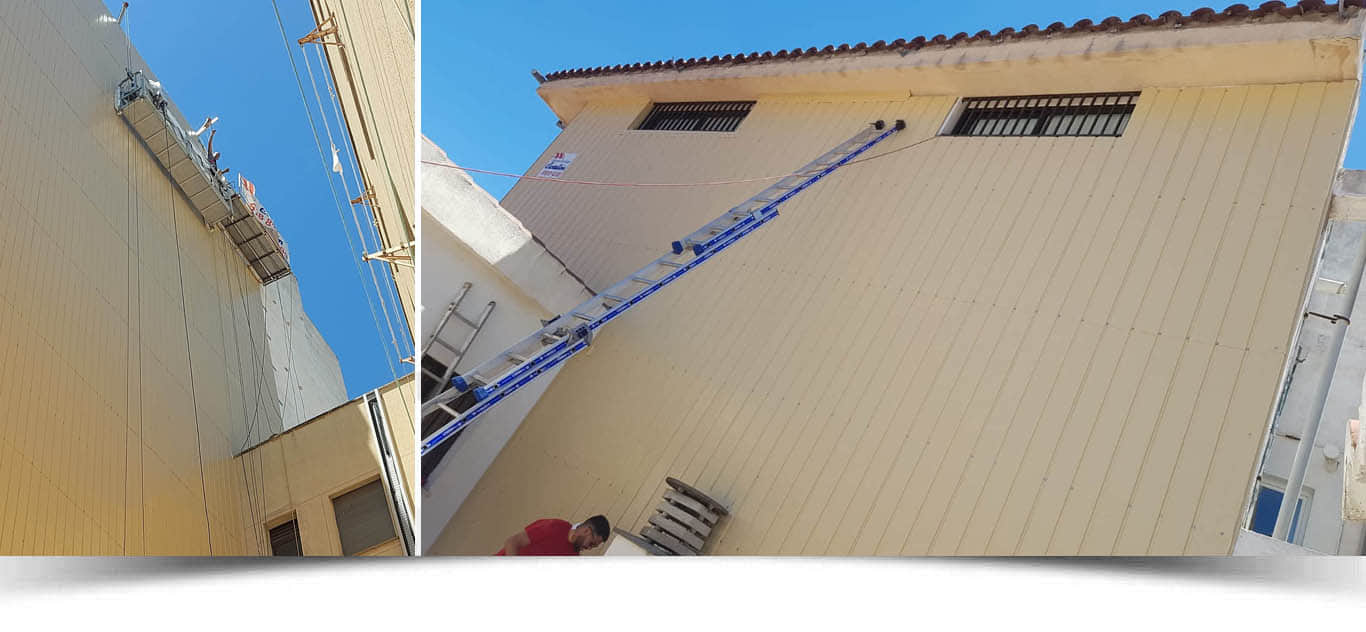 placa metálica prelacada autoventilada en castellon