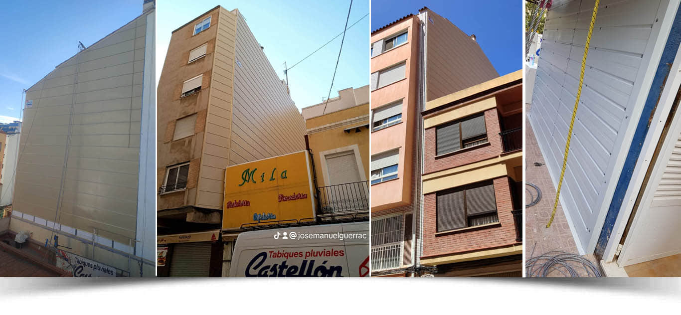 placa metálica prelacada autoventilada en castellon